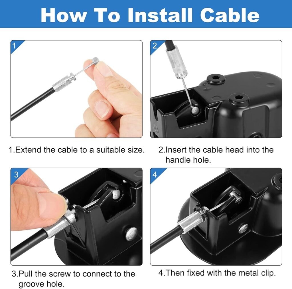 Install a new recliner cable