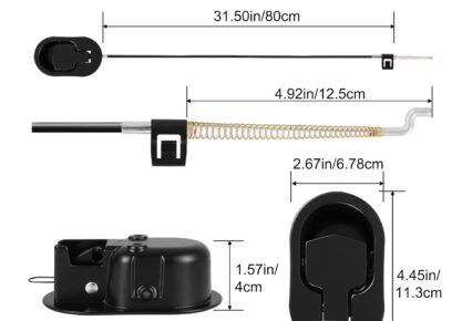 correct size of recliner handle