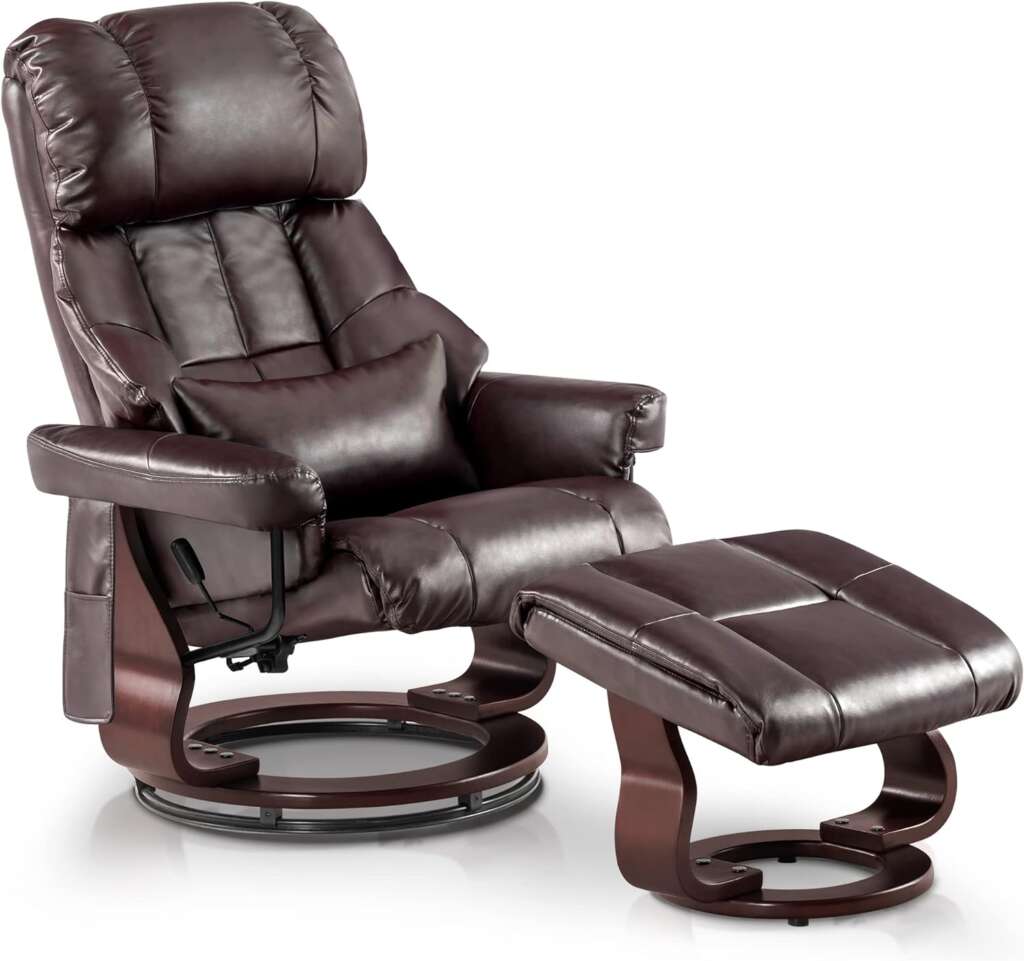 best recliner for lower back and neck pain MCombo with Ottoman Reclining