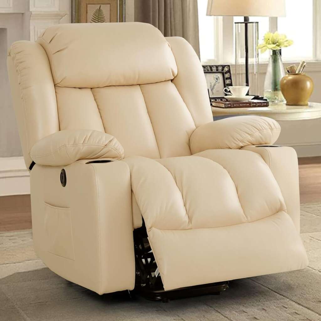 the best recliners for neck and back issues COOSLEEP Large Power Lift Chair