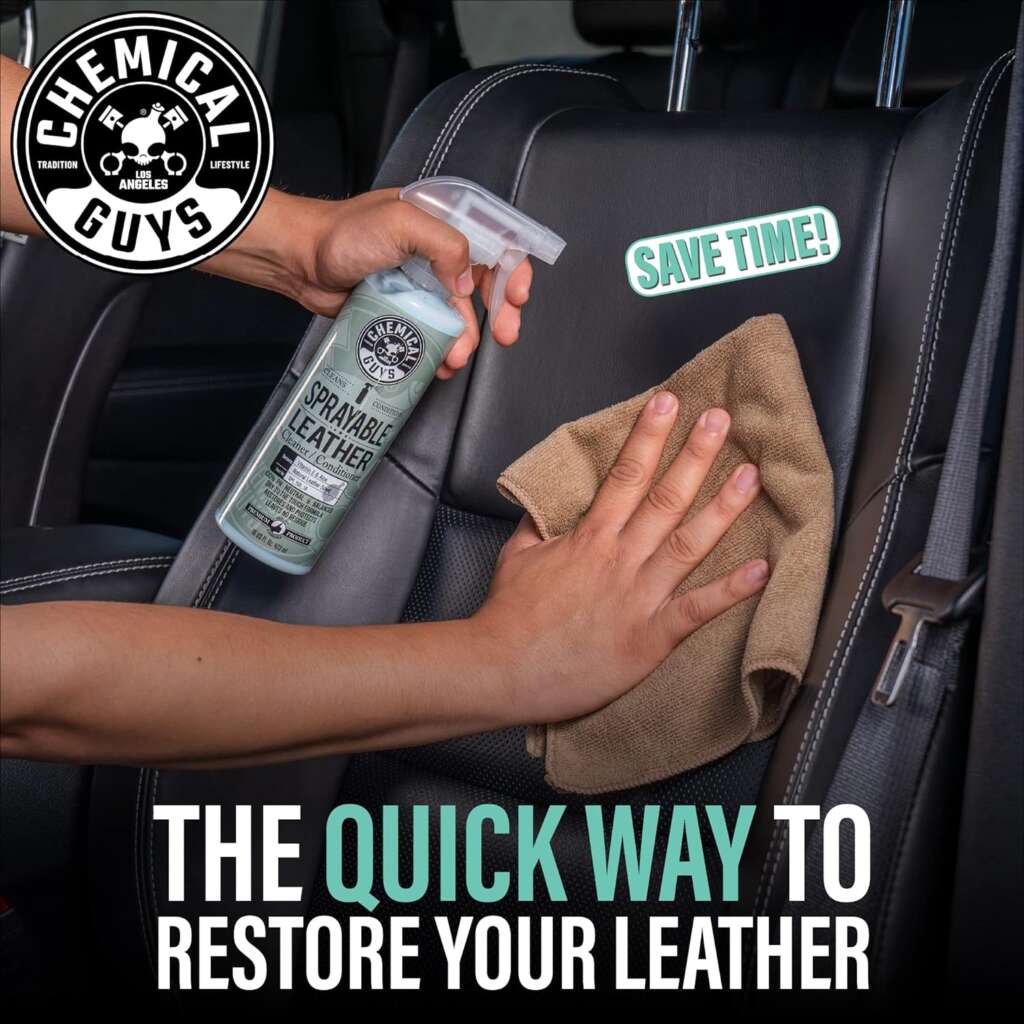 Chemical Guys SPI_103_16 Sprayable best Leather wipe Cleaner