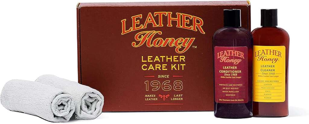 Leather Honey Complete Leather Care Kit: Cleaner and Conditioner