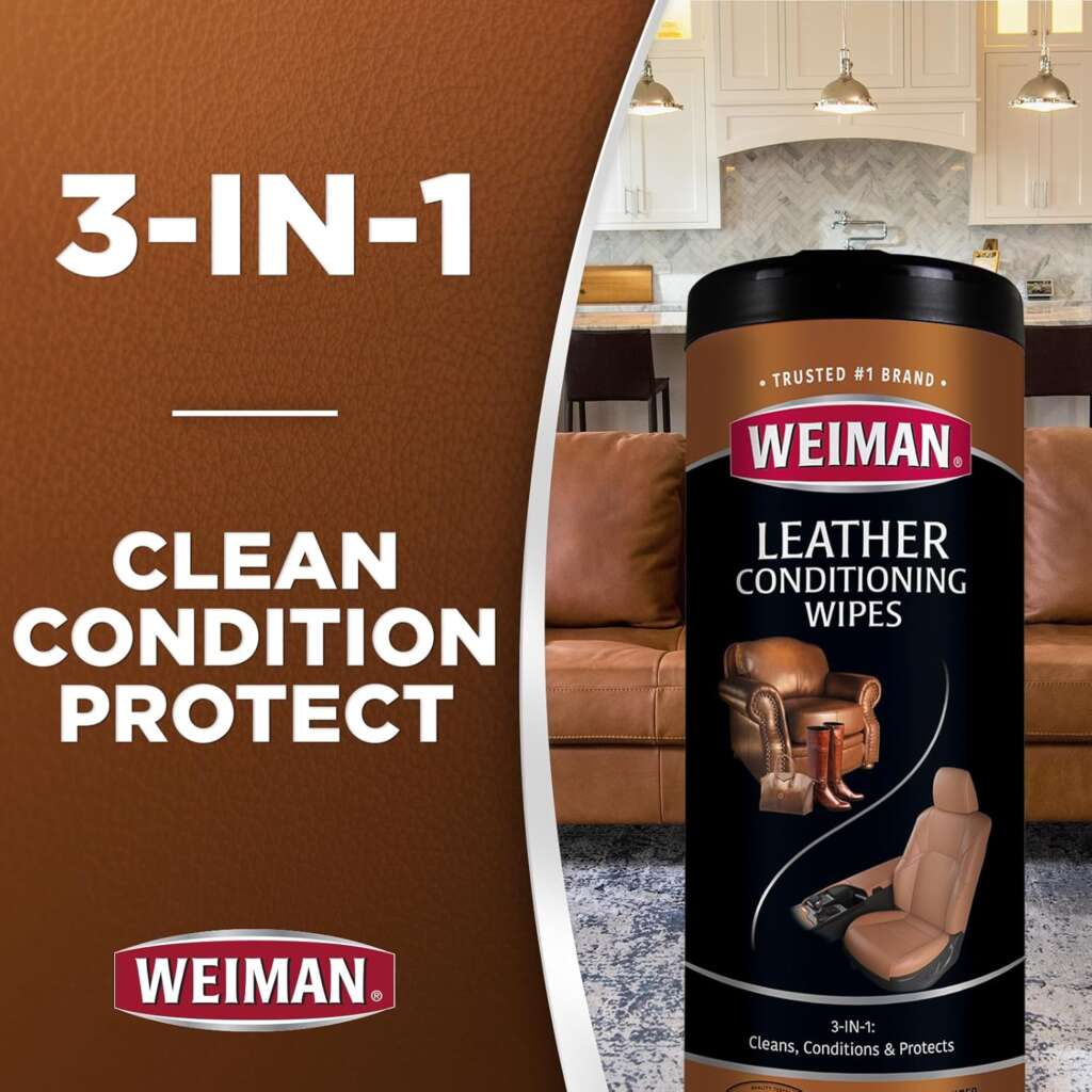 Weiman Leather Cleaner & Conditioner for recliners