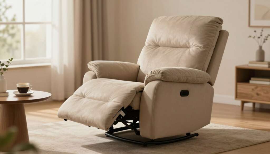 how does a glider recliner work